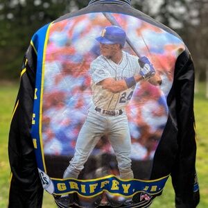 STARLINE Seattle Mariners Ken Griffey Jr Jacket | Vintage MLB Chalk Line | XL